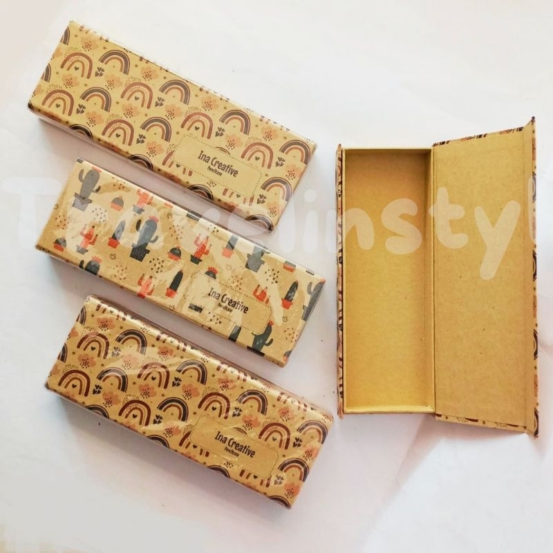 

Tempat Pensil Karton Ina Creative - Kotak Pensil Dus - Tempat Pensil Aesthetic