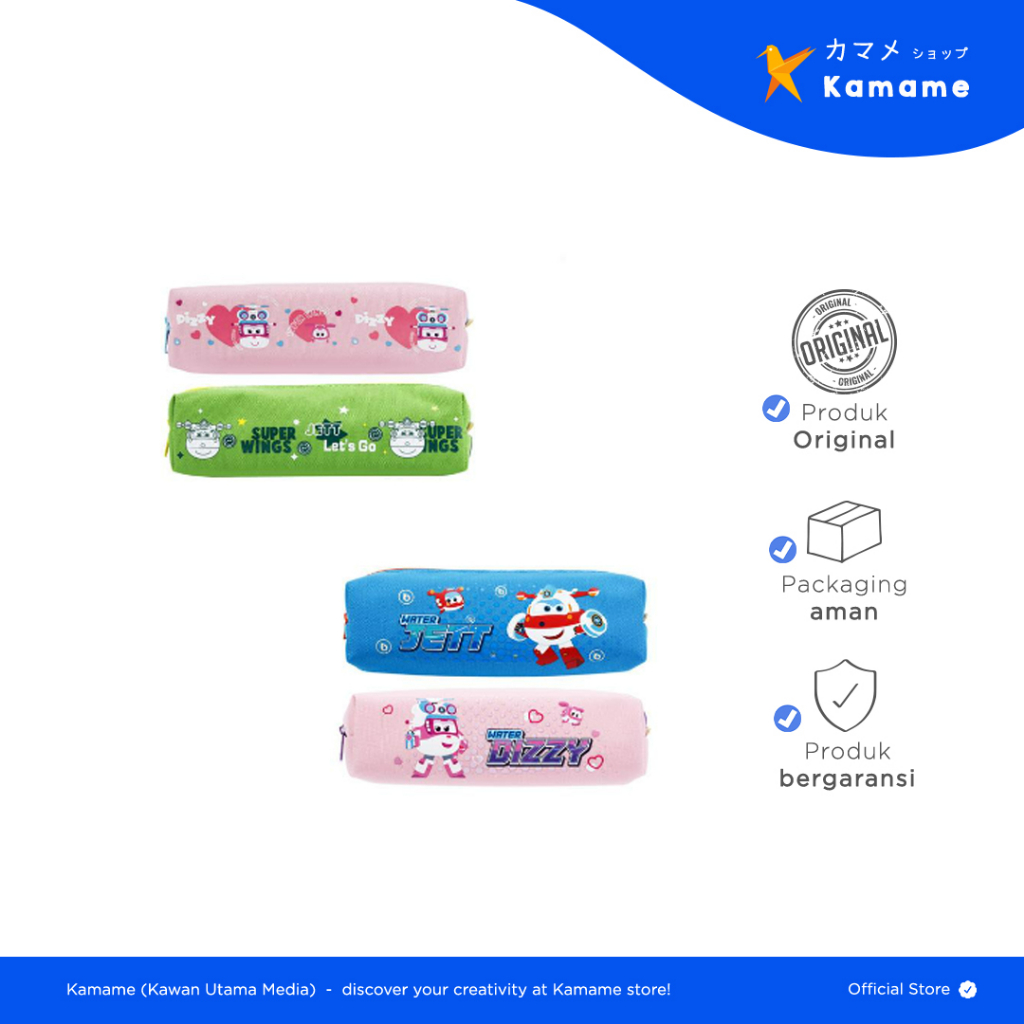 

Deli Pencil Pouch - Tempat Pensil Super Wings H921/H922 - Kamame