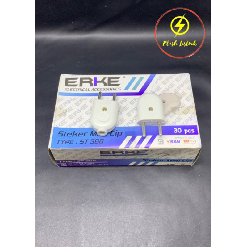 [Erke] Steker Gepeng Erke Steker Biasa Erke Colokan Listrik
