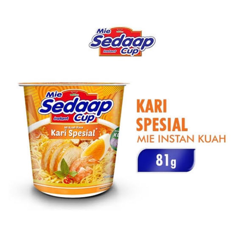 

MIE SEDAAP CUP KARI 81G