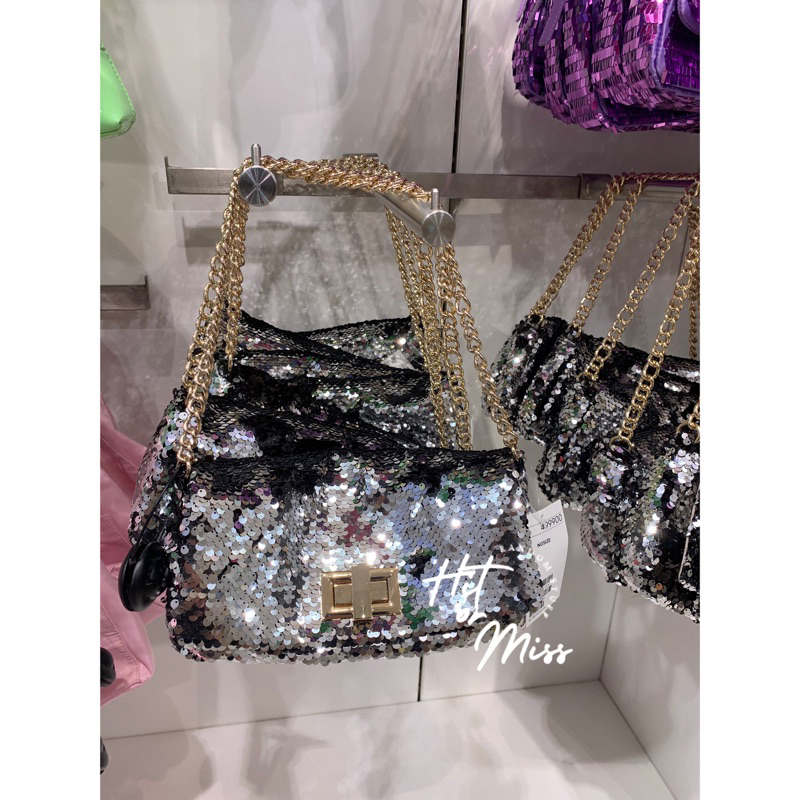 Sale Ori Branded H&M Two Tone Chain Bag / Tas Rantai Two Tone Blink Blink