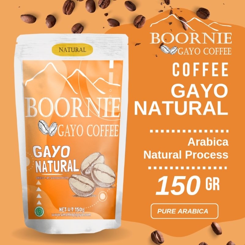 

Kopi Gayo Natural Arabica 150g Base Manual Brewing V60 Tubruk Kopi Drip Coffee