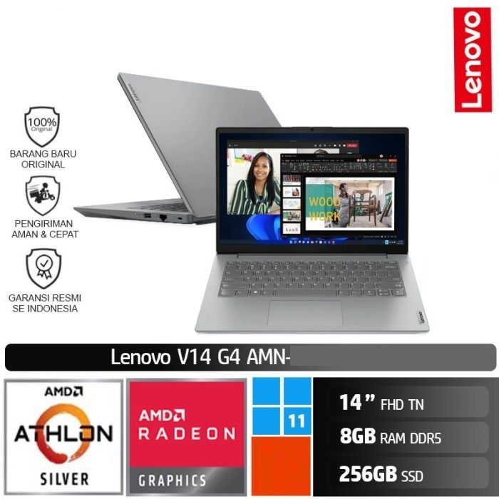 Laptop Lenovo V14 G4 Athlon 7120U 8GB SSD 256GB Win11