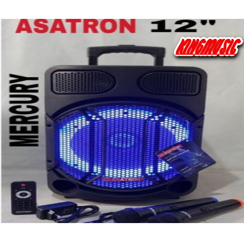 Speaker Portable Wireless Meeting ASATRON MERCURY 12INCH ORIGINAL