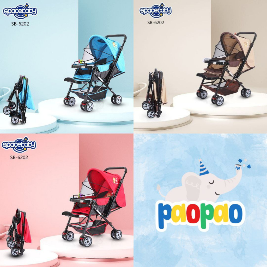 STROLLER SPACE BABY SB 6202 (TERBARU)