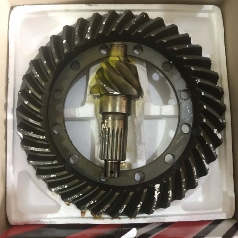 GEAR SET PIRING PION CANTER 136 HDX 6 X 40 OKAYAMA GOLD CROWN WHEEL