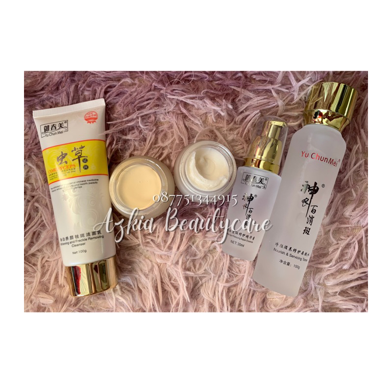 Paket Lengkap Yu Chun Mei Original Import 5 in 1 /Cordyceps