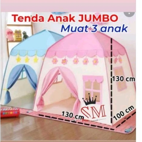 Tenda Anak Model Rumah AN8112 Tenda Bermain Princess Castle Outdoor Tenda jumbo anak