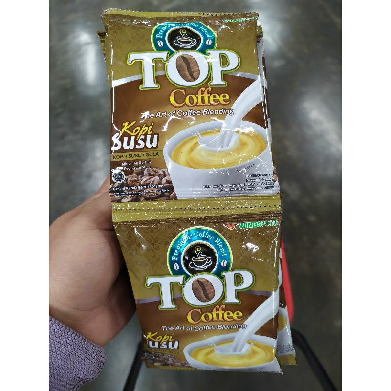 

Top Coffee Susu (1 renceng isi 12 sachet)