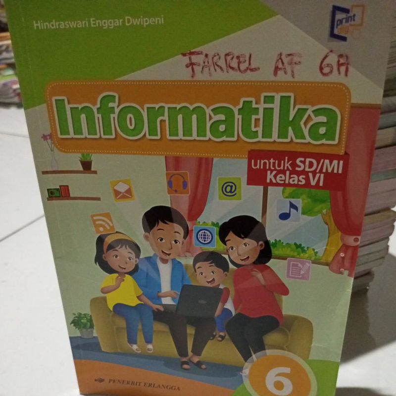 INFORMATIKA UNTUK SD KELAS 6 TERBITAN ERLANGGA