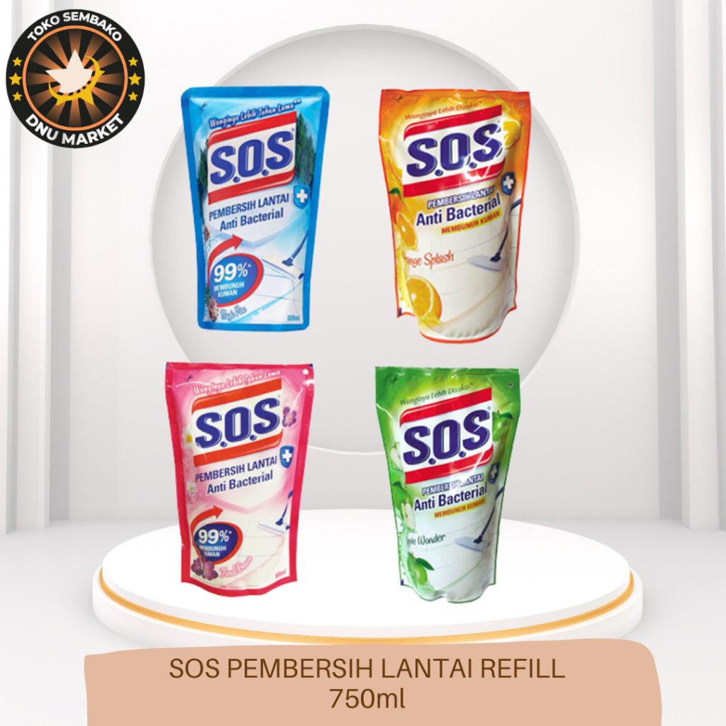 SOS | SOS PEMBERSIH LANTAI REFILL FLORAL | SOS PEMBERSIH LANTAI REFILL MAGIC | SOS PEMBERSIH LANTAI 