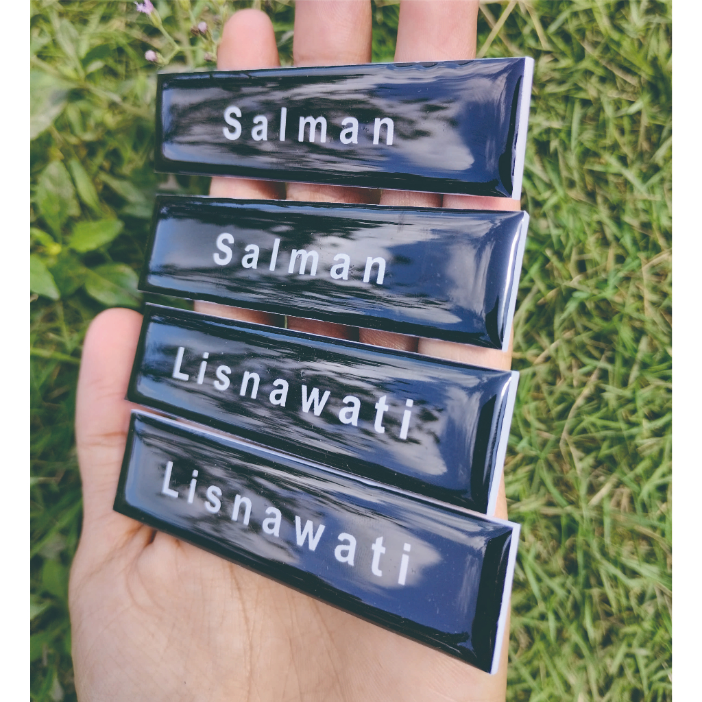 

HARGA GROSIR Nama Dada Magnet Name Tag Magnet Papan Nama Magnet Akrilik Resin Glasss Name tag nama dada/Nametag/papan nama dada/nama dada/peniti/magnet resin