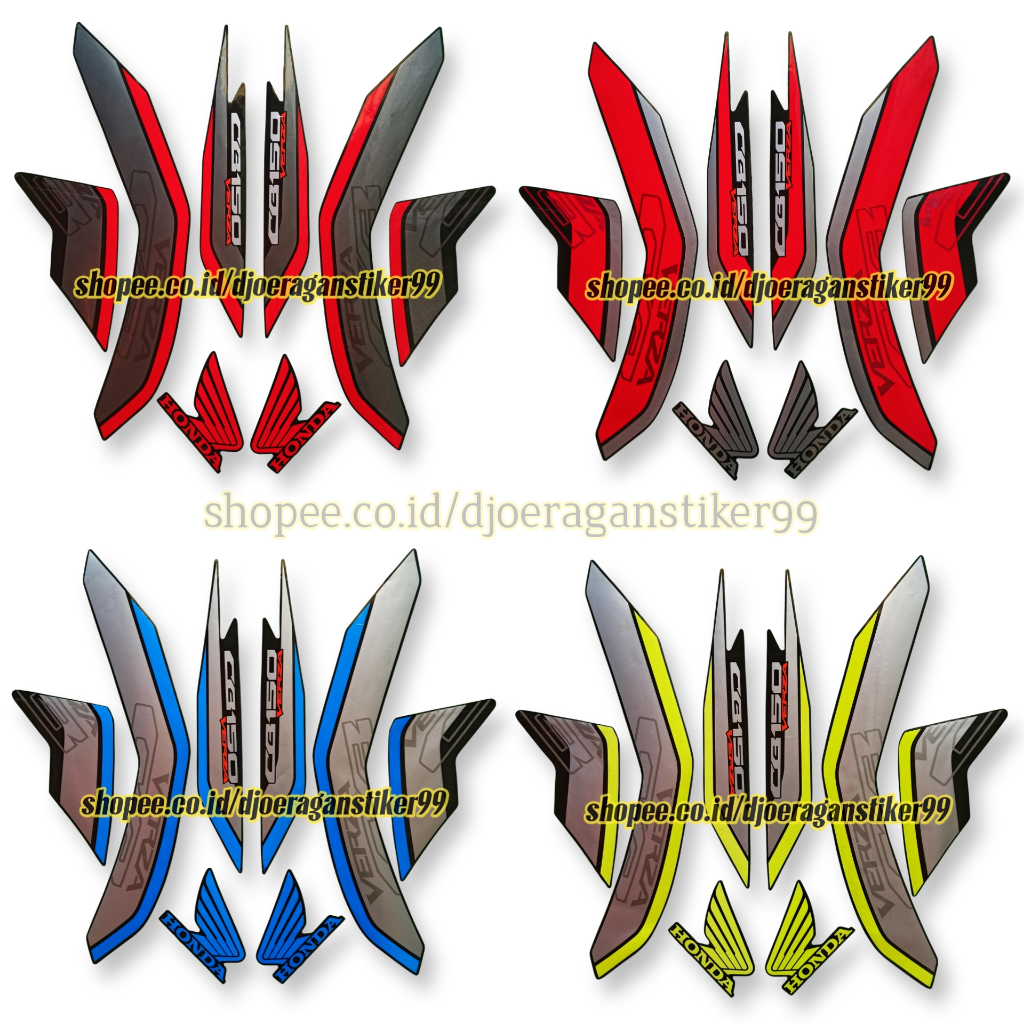 stiker honda cb verza 2019 stiker striping lis cb verza 150 2019