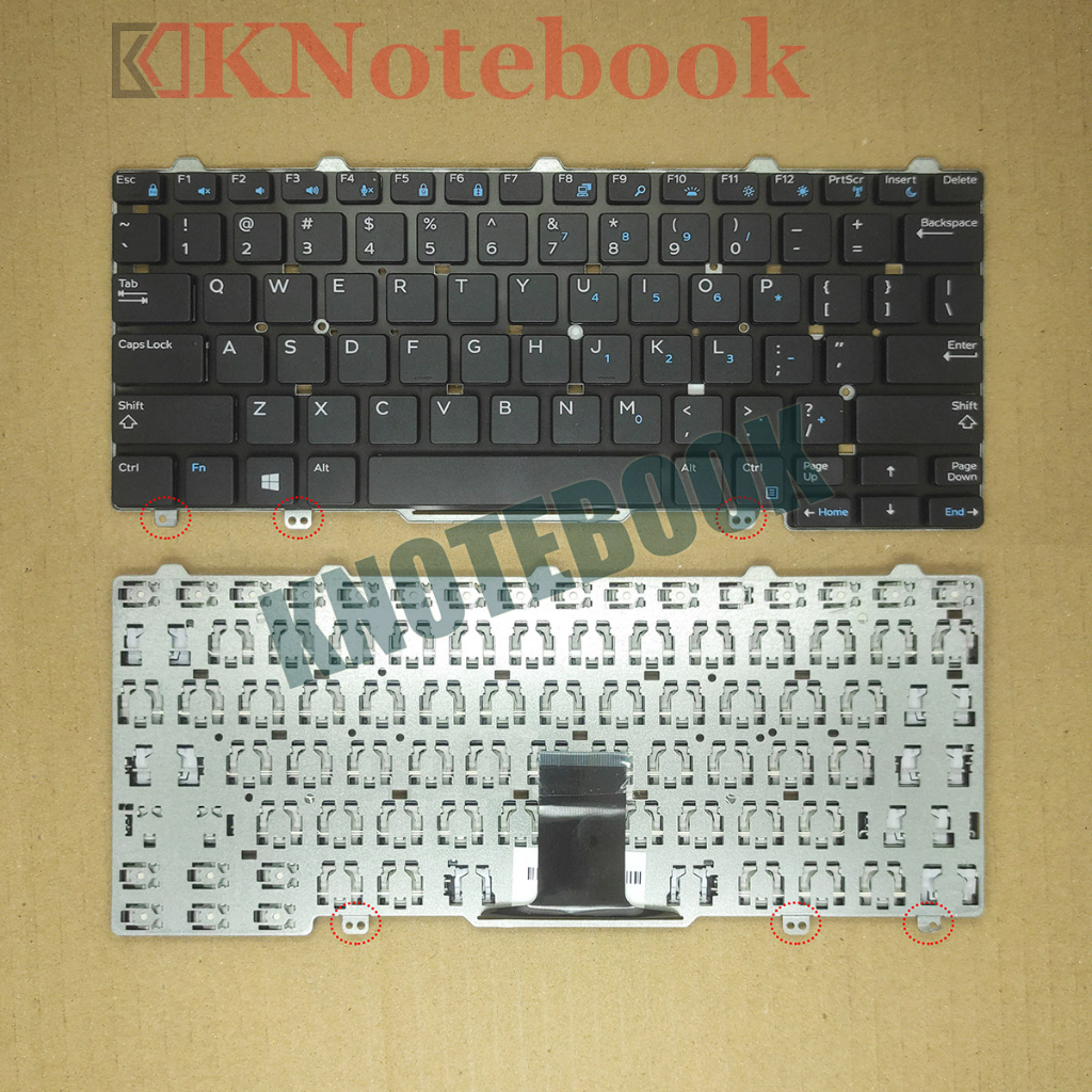 Keyboard Dell Latitude E5250 5250 E7250 7250 Non Pointer No Backlight