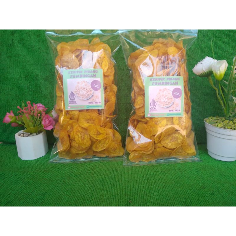 

keripik pisang rasa bawang asin gurih bawang 250 gram | kripik pisang rasa bawang gurih