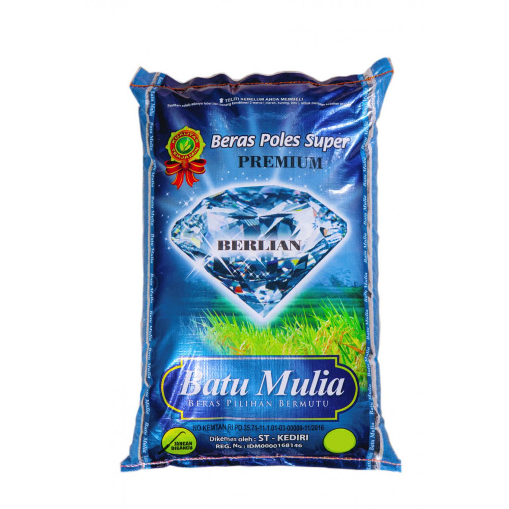 Beras Batu Mulia 5kg Premium Poles Super 64