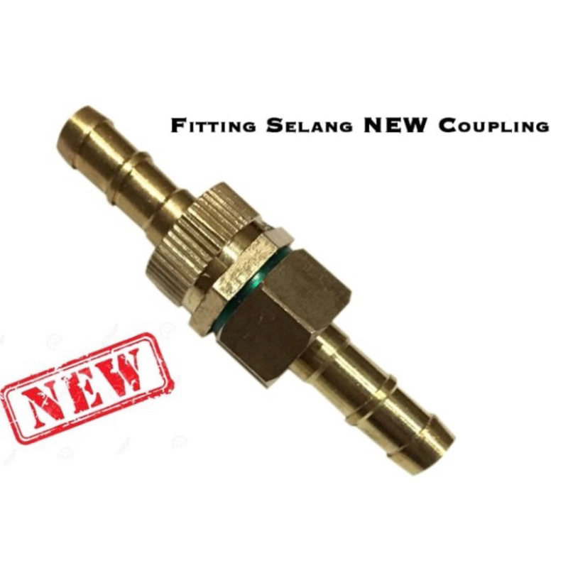 NEPEL SAMBUNGAN SELANG DENGAN ANTI KUSUT SELANG KOMPRESOR SELANG DOORSMER 1/4