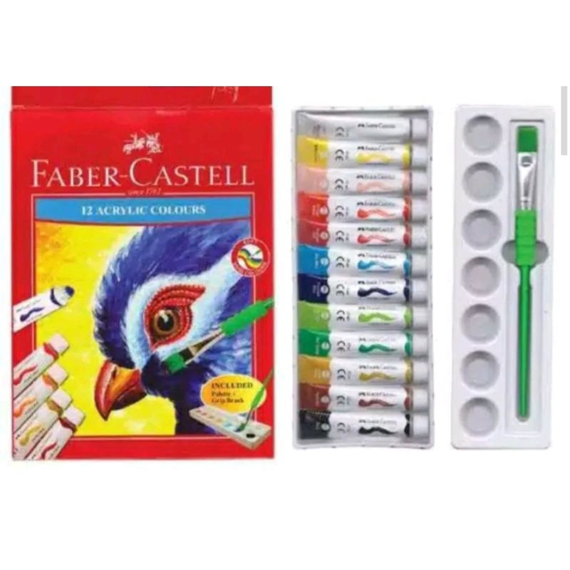 

Cat Acrylic Colours Faber-Castell 12 ml Set-12