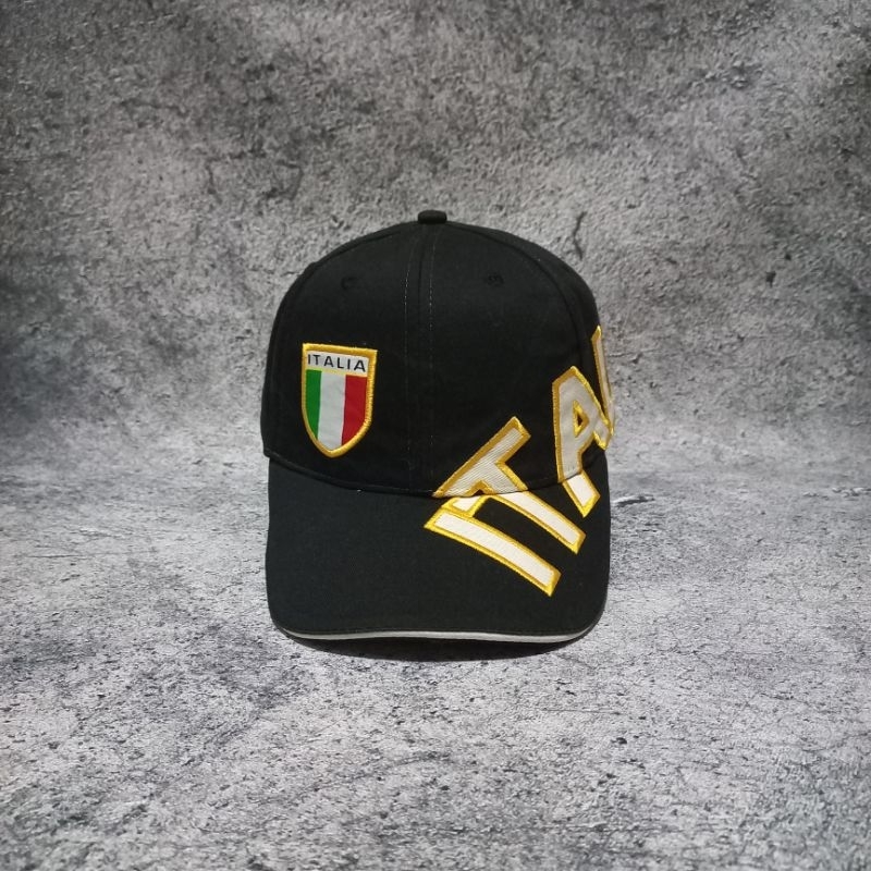 TOPI VINTAGE FULL BORDIR BLOCK HEAD