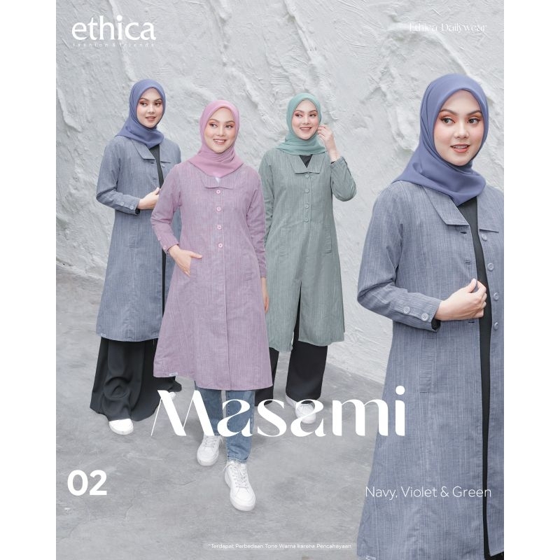 ETHICA MASAMI 02 CARDIGAN MUSLIM CASUAL TERLARIS ORIGINAL