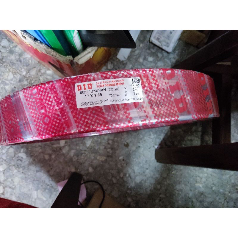 LINGKAR VELG PELAK 185 RING 17 CHROME CROME DID