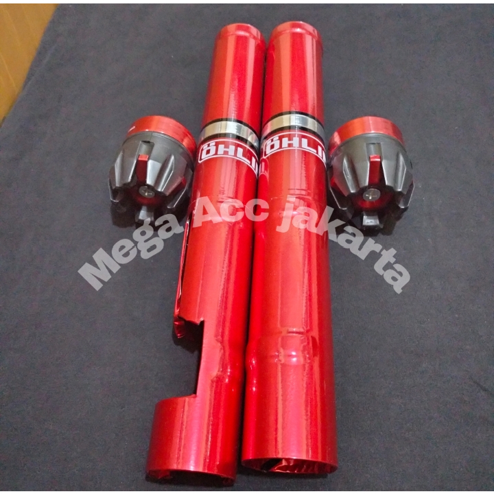 (NEW PAKET) COVER SHOCK FULL WARNA BEAT KARBU FI DELUXE STREET VARIO 110 125 150 SCOOPY SPACY + JALU