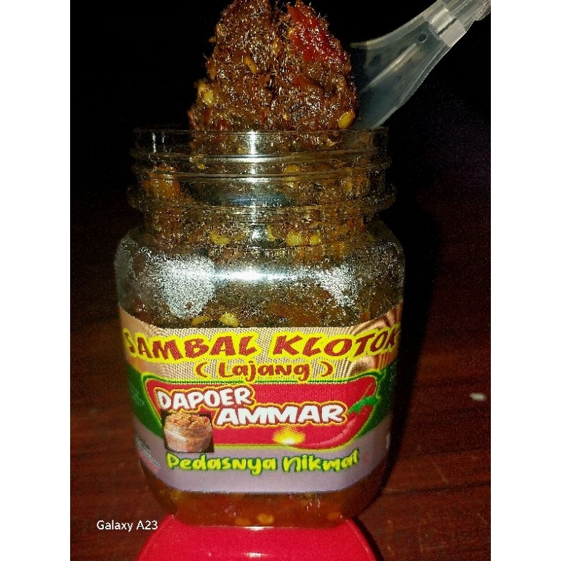 

sambal Klothok (ikan lajang asin)