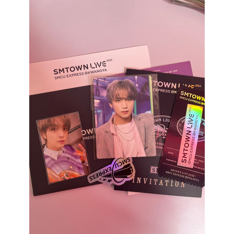 SMTOWN LIVE AR ticket Haechan fullset