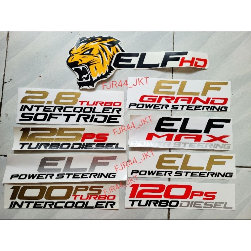 sticker stiker isuzu elf nkr 71/ stiker macan elf hd/ stiker125ps/ stiker 120ps/ stiker 100ps isuzu 