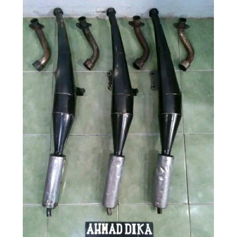 KNALPOT Sett Leheran/Gulu banyak Ori SUZUKI Cristal Tune,Crystal,Tornado, Original SECCOND