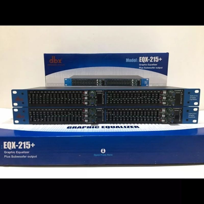 EQUALIZER EQX 215 + SUBWOOFER