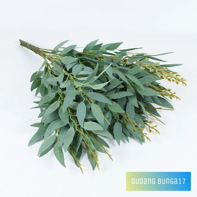 GB17- Daun Willow Artificial 5x Import  Dekorasi