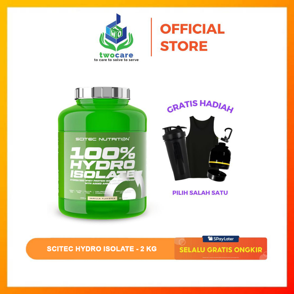 Scitec Nutrition 100% Hydro Isolate 2kg 2000 gr Whey Isolate Protein