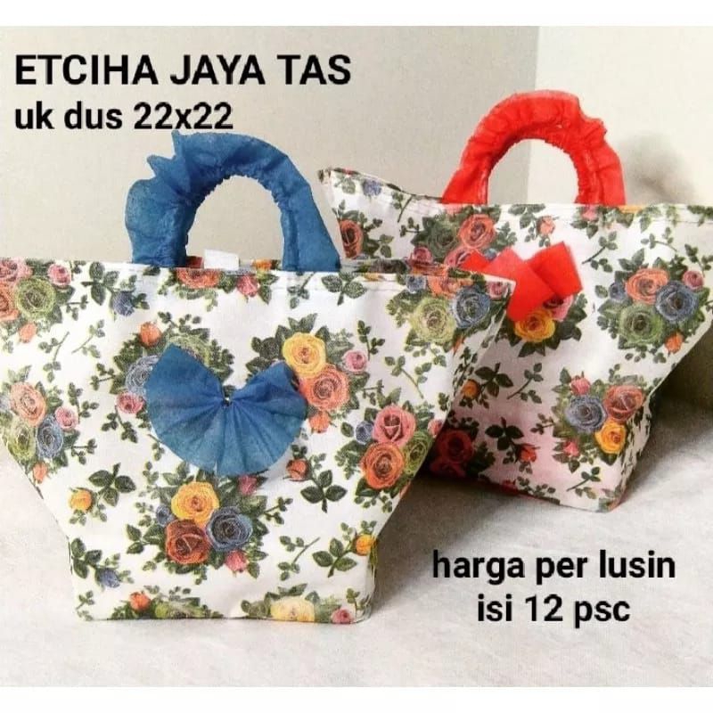 

tas hajatan batik motif mewah 22 /goodie bag/tas berkat harga per lusin