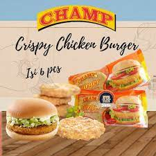 

CHAMP chicken burger 315gr 6pcs