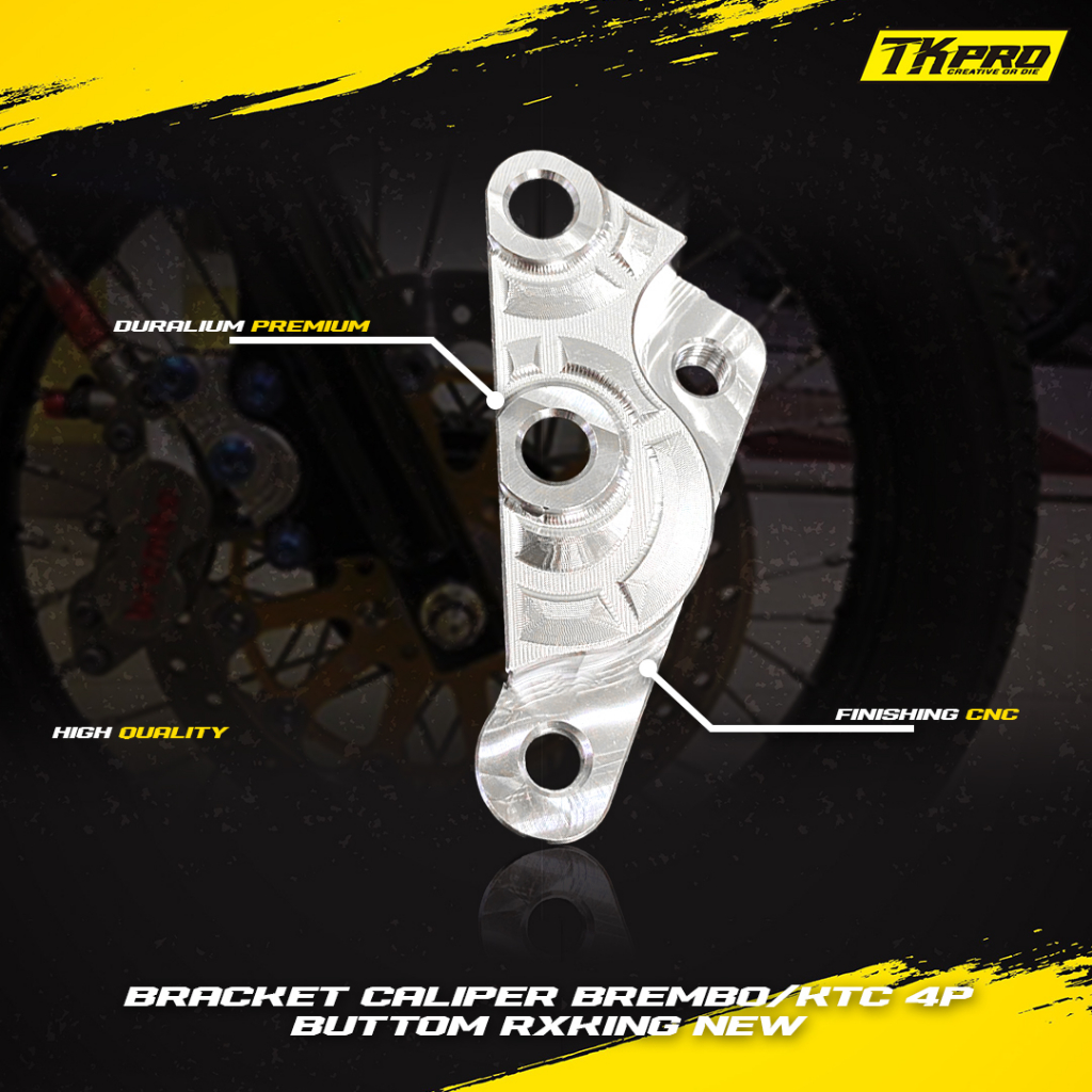 BREKET BRIKET KALIPER BREMBO KTC 4P RX KING RXKING BY TKPRO
