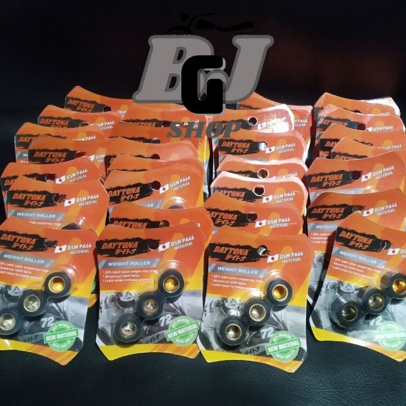 ROLLER ROLER RACING DAYTONA ISI 3 BIJI PCS VARIO 110 KARBU BEAT FI ESP POP SCOOPY STREET