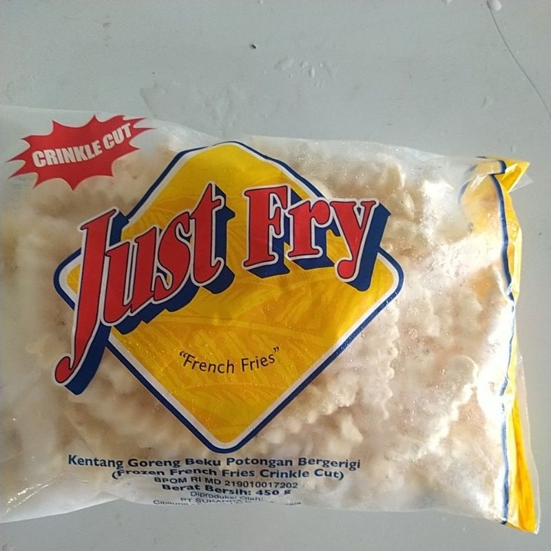 

Just Fry French Fries Crinkle Cut 450 gram