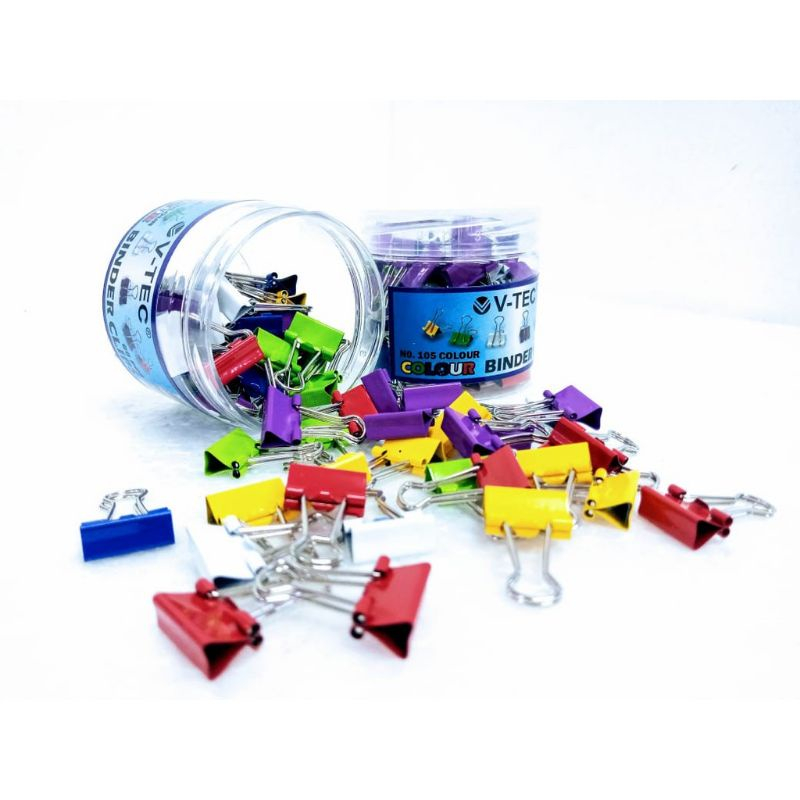 

BINDER CLIP V-TEC WARNA NO. 105 / KLIP KERTAS