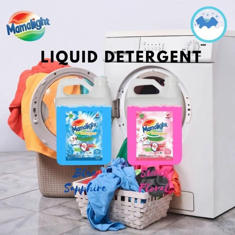 [Drigen 5L] Liquid Detergen Mamalight/dialight kemasan 5L