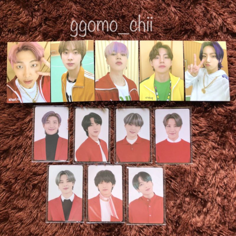 [Ready] BTS butter cardigan mots card ticket pc photocard sealed rm namjoon Jin jimin taehyung jungk
