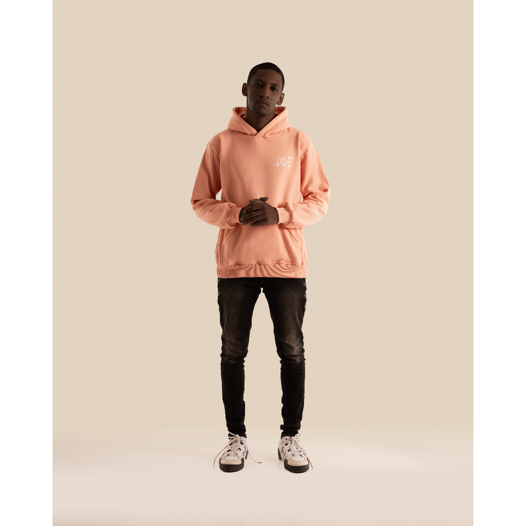 Lxve Essential Hoodie - Coral - Unisex