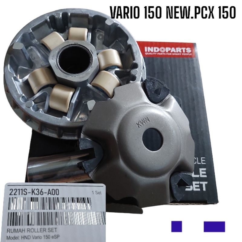 (INDOPARTS)Rumah Roller Set Vario 150 New Pcx 150 Original, Rumah Roller Assy Vario 150 New Pcx 150 