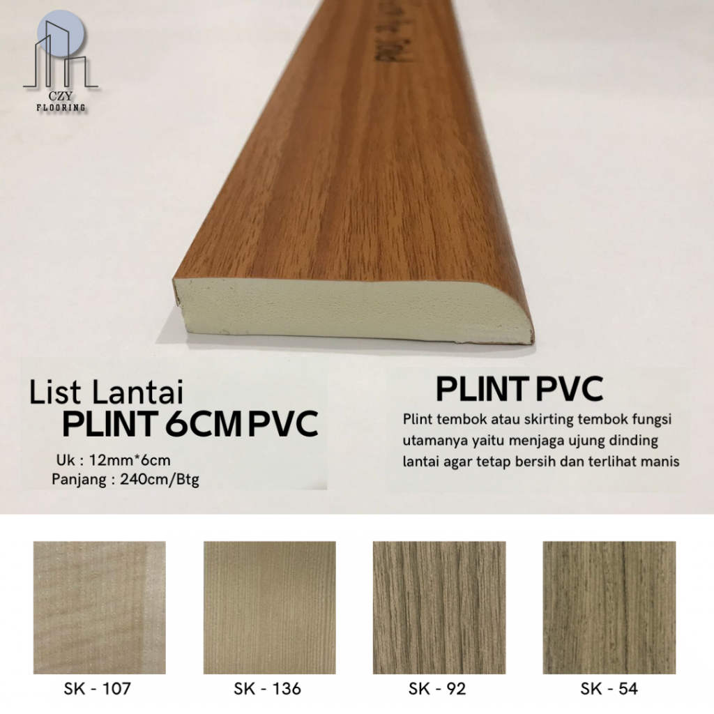 Plint PVC Solid 6 CM