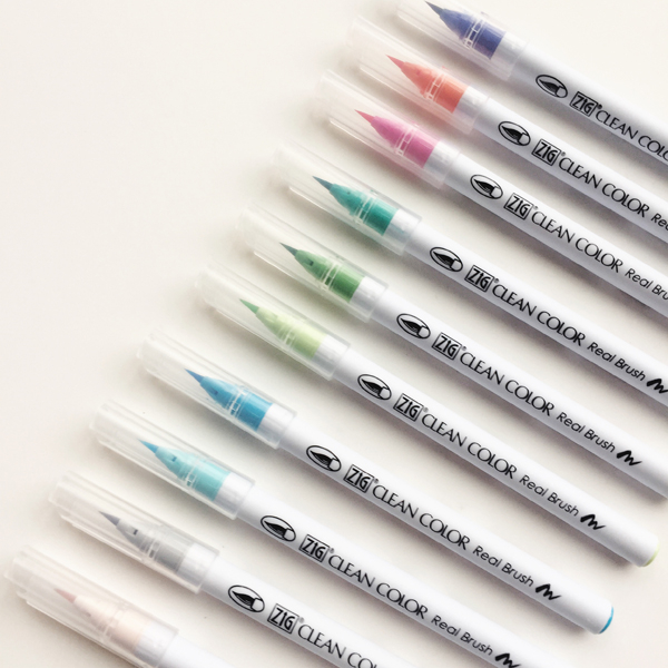 

Kuretake Zig Clean Color Real Brush Pen - PART 2