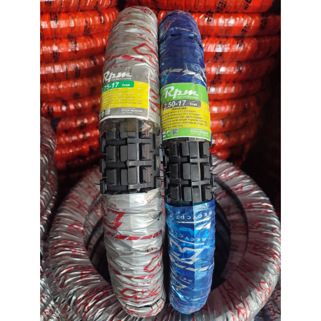 Ban Motor Semitrail Bebek Supra Revo Smash Jupiter Kawasaki Sonic R17 Ukuran 250-17 Tubetype