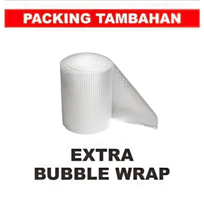 

xtra bubble wrap untuk barang/produk pecah belah