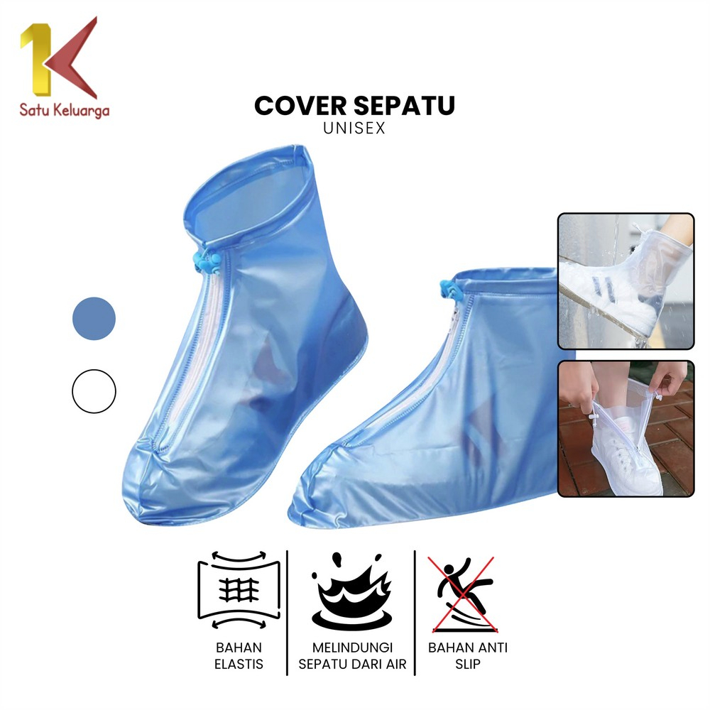 Satu Keluarga Pelindung Sepatu Anti Air Unisex C898 Cover Shoes Jas Hujan Sepatu Waterproof / Jas Hu