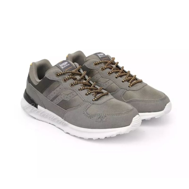 Sepatu Sneakers - Casual Piero Jogger PRM Year8 Gull Grey/Yellow
