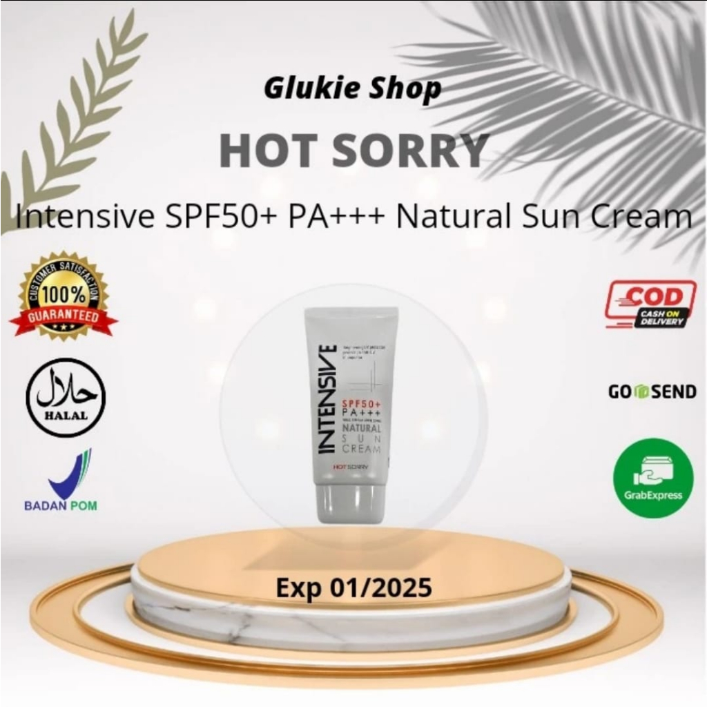 HOT SORRY INTENSIVE SPF50+ PA+++ NATURAL SUN CREAM